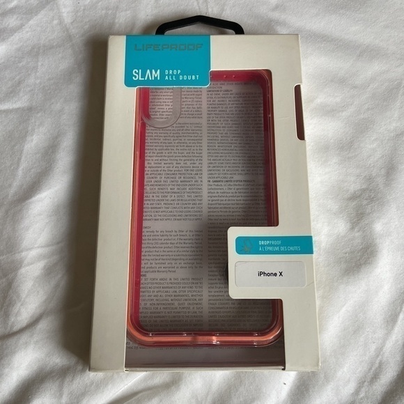 lifeproof Slam iPhone X Pink Phone Case - Picture 9 of 9